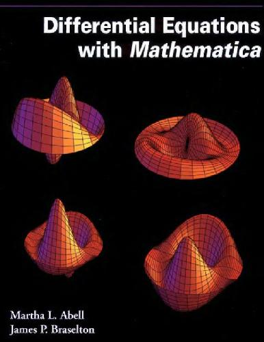 دانلود نسخه کامل کتاب Differential Equations with Mathematica