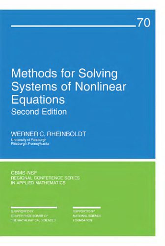دانلود نسخه کامل کتاب Methods for solving systems of nonlinear equations