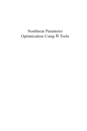 دانلود نسخه کامل کتاب Nonlinear parameter optimization using R tools