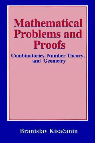 دانلود نسخه کامل کتاب Mathematical problems and proofs. Combinatorics, Number theory, and Geometry