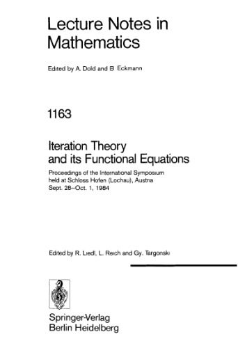 دانلود نسخه کامل کتاب Iteration Theory and its Functional Equations