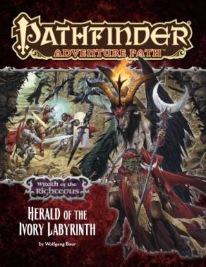 دانلود کتاب Pathfinder Adventure Path #77: Herald of the Ivory Labyrinth (Wrath of the Righteous 5 of 6) – Pathfinder Adventure Path #77: Herald of the Ivory Labyrinth (Wrath of the Righteous 5 از 6)