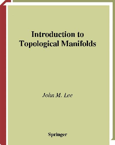 دانلود نسخه کامل کتاب Introduction To Topological Manifold