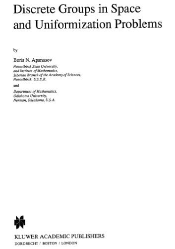 دانلود نسخه کامل کتاب Discrete Groups in Space and Uniformization Problems