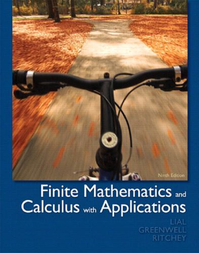 دانلود نسخه کامل کتاب Finite mathematics and calculus with applications