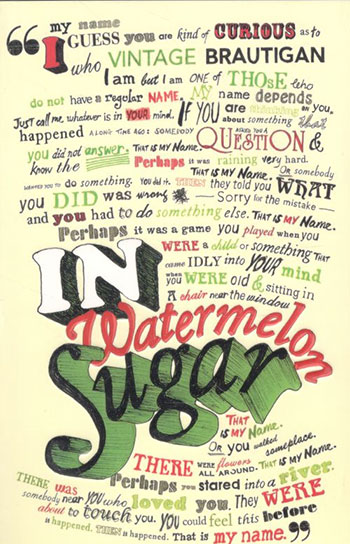 کتاب in watermelone sugar