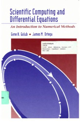 دانلود نسخه کامل کتاب Scientific Computing and Differential Equations
