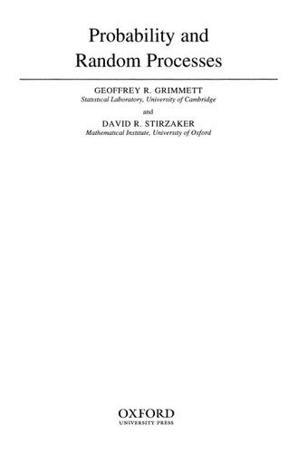 دانلود نسخه کامل کتاب Probability and Random Processes
