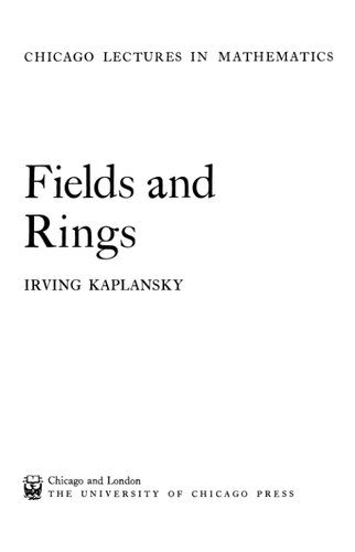 دانلود نسخه کامل کتاب Fields and Rings