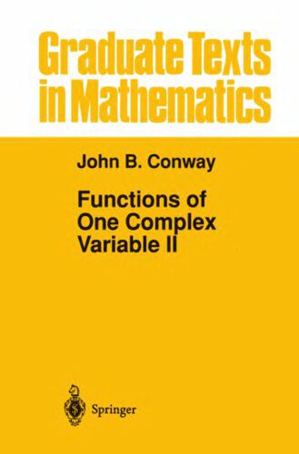 دانلود نسخه کامل کتاب Functions of One Complex Variable II