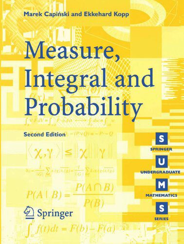 دانلود نسخه کامل کتاب Measure, Integral and Probability
