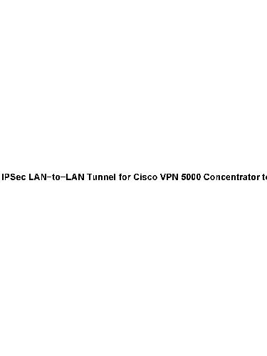 دانلود نسخه کامل کتاب Configuring IPSec LAN-to-LAN Tunnel for Cisco VPN 5000 Concentrator to Cisco Secure PIX Firewall