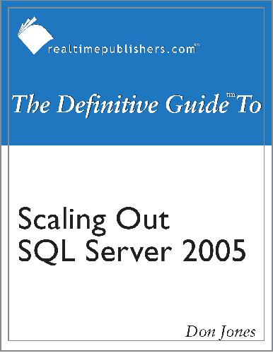دانلود نسخه کامل کتاب The Definitive Guide to Scaling Out SQL Server 2005
