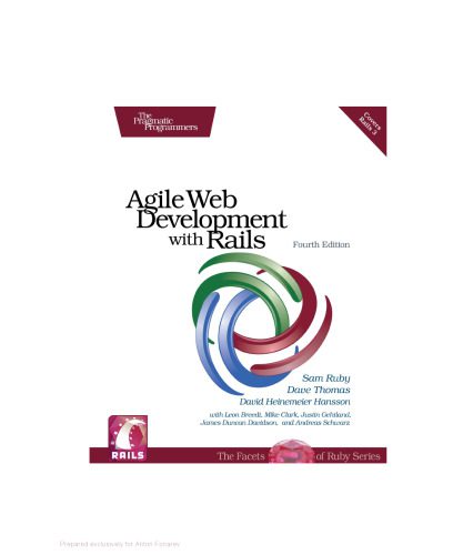 دانلود نسخه کامل کتاب Agile Web Development with Rails (4th edition) Beta 10 version