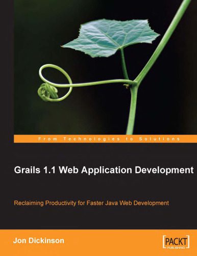 دانلود نسخه کامل کتاب Grails 1.1 Web Application Development