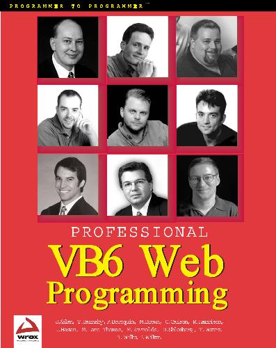 دانلود نسخه کامل کتاب Professional Visual Basic 6 Web Programming