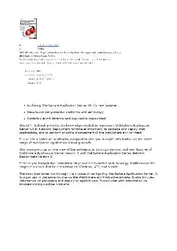 دانلود نسخه کامل کتاب IBM Websphere Application Server V5.0 System Management and Configuration