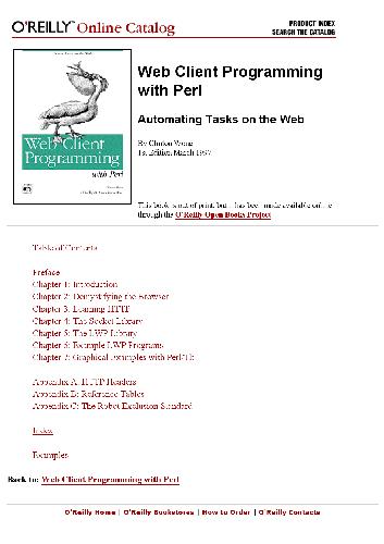 دانلود نسخه کامل کتاب Web-Client Programming with PERL