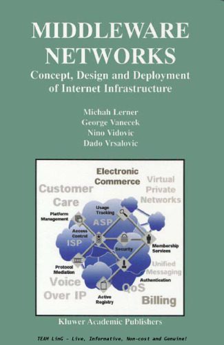 دانلود نسخه کامل کتاب Middleware Networks: Concept, Design and Deployment of Internet Infrastructure