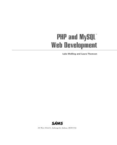 دانلود نسخه کامل کتاب PHP and MySQL Web Development