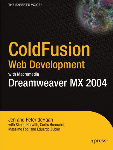 دانلود نسخه کامل کتاب ColdFusion Web Development with Macromedia Dreamweaver MX 2004