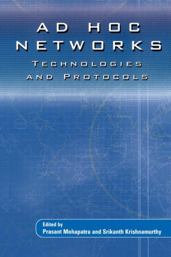 دانلود نسخه کامل کتاب Ad Hoc Networks Technologies And Protocols