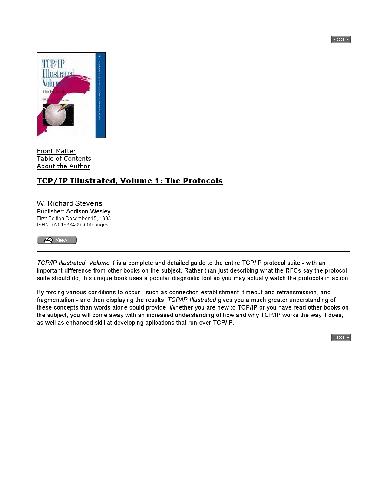 دانلود کتاب TCP-IP Illustrated, The Protocols – TCP-IP Illustrated ، پروتکل ها