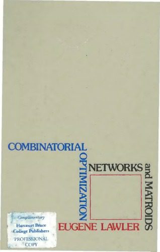 دانلود نسخه کامل کتاب Combinatorial Optimization: Networks and Matroids