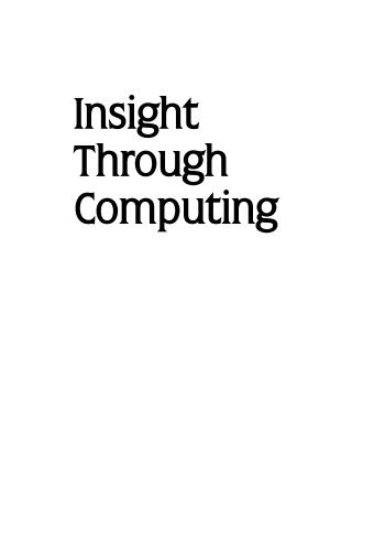دانلود نسخه کامل کتاب Insight through computing: a MATLAB introduction to computational science and engineering