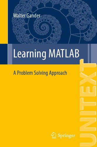 دانلود نسخه کامل کتاب Learning MATLAB: A Problem Solving Approach