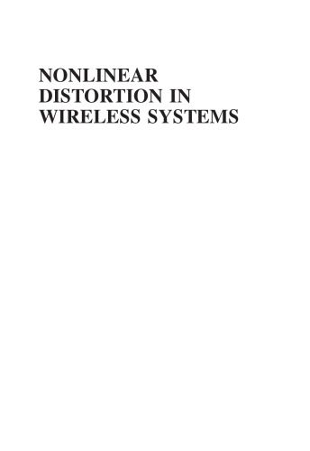 دانلود نسخه کامل کتاب Nonlinear Distortion in Wireless Systems: Modeling and Simulation with MATLAB®