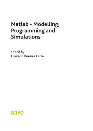 دانلود نسخه کامل کتاب MATLAB – Modelling, programming and simulations