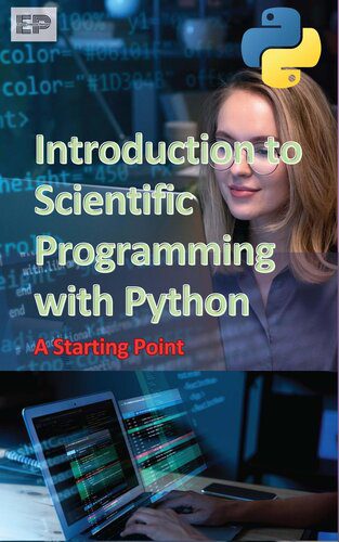 دانلود نسخه کامل کتاب Introduction to Scientific Programming with Python: A Starting Point