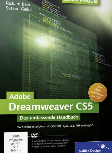 دانلود نسخه کامل کتاب Adobe Dreamweaver CS5: Das umfassende Handbuch