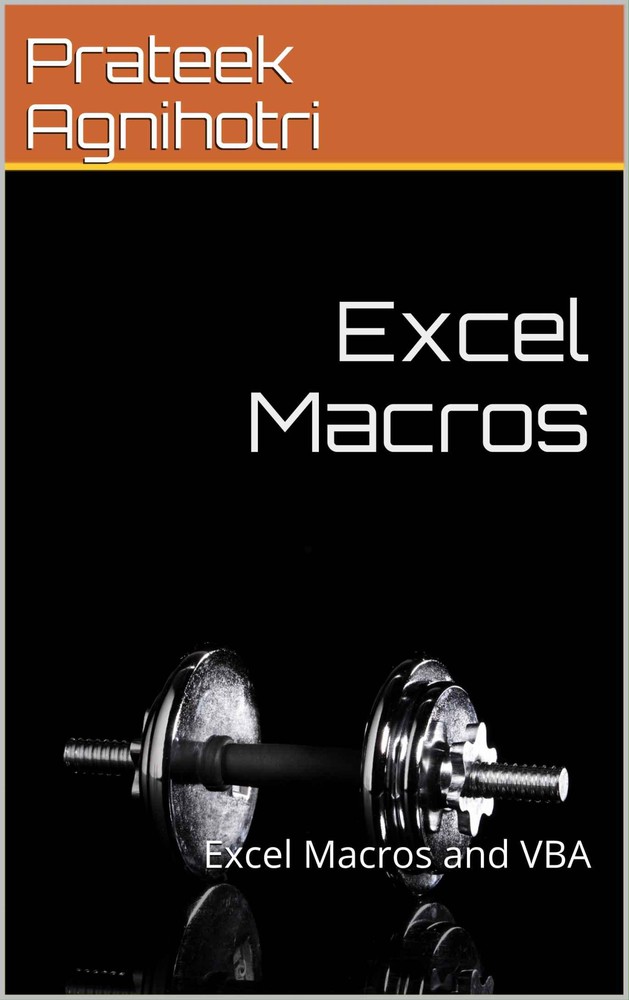 دانلود نسخه کامل کتاب Excel Macros: Excel Macros and VBA