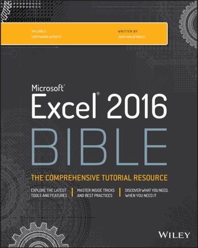 دانلود نسخه کامل کتاب Microsoft Excel 2016 Bible
