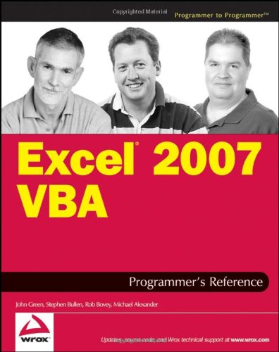 دانلود کتاب Excel 2007 VBA Programmer’s Reference (Programmer to Programmer