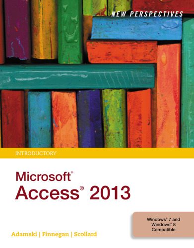 دانلود کتاب New Perspectives on Microsoft Access 2013, Introductory – دیدگاه های جدید در Microsoft Access 2013، مقدمه