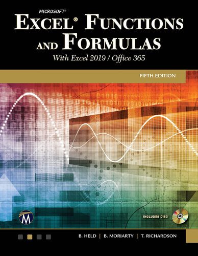 دانلود نسخه کامل کتاب Microsoft Excel Functions and Formulas With Excel 2019 / Office 365