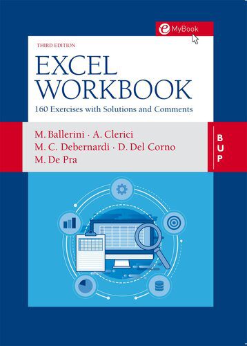 دانلود نسخه کامل کتاب Excel Workbook: 160 Exercises with Solutions and Comments