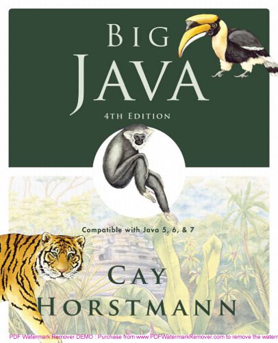 دانلود نسخه کامل کتاب Big Java: Compatible with Java 5, 6 and 7