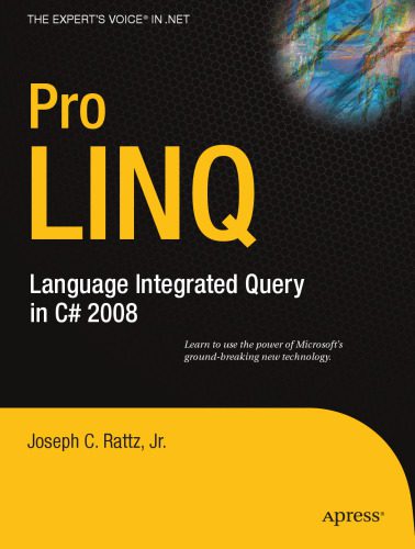 دانلود نسخه کامل کتاب Pro LINQ. Language Integrated Query in C Sharp 2008