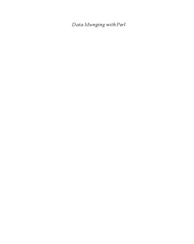 دانلود نسخه کامل کتاب Data munging with perl