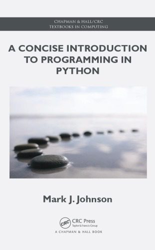 دانلود نسخه کامل کتاب A Concise Introduction to Programming in Python