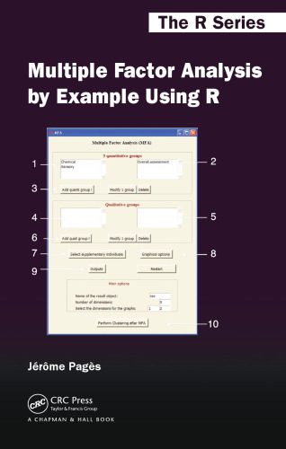 دانلود نسخه کامل کتاب Multiple Factor Analysis by Example Using R