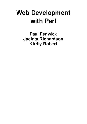 دانلود نسخه کامل کتاب Web Development with Perl