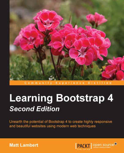 دانلود نسخه کامل کتاب Learning Bootstrap 4
