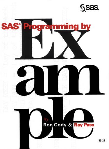 دانلود نسخه کامل کتاب SAS Programming by Example