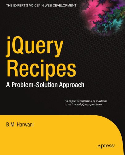 دانلود نسخه کامل کتاب jQuery Recipes: A Problem-Solution Approach