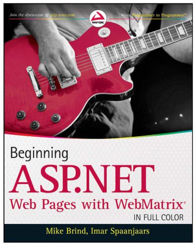 دانلود نسخه کامل کتاب Beginning ASP.NET Web Pages with WebMatrix